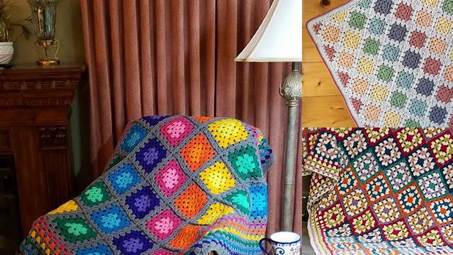 9352+ Granny Square Pattern Blanket Free