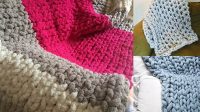 9544+ Baby Blanket Crochet Pattern Jumbo Yarn