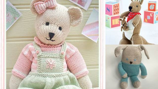 9552+ Free Knitting Patterns For Toys Australia