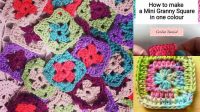 9560+ Granny Square Pattern Mini