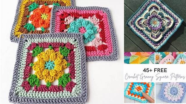 9632+ Easy Unusual Granny Square Crochet Patterns Free