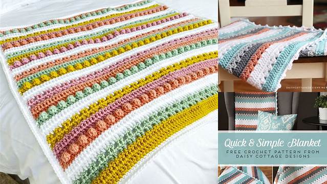 9634+ Quick And Easy Crochet Blanket Patterns Free For Adults