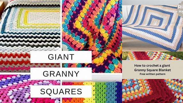 9649+ Giant Granny Square Blanket Patterns