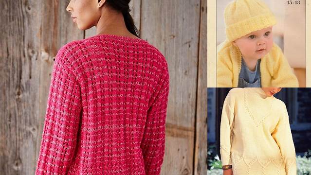 9657+ Patons Free Knitting Patterns Australia For Ladies