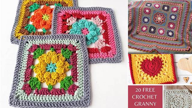 9675+ Unusual Granny Square Crochet Patterns Free Pdf