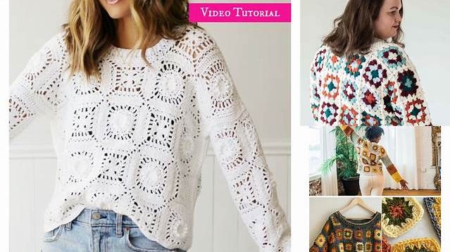 968+ Granny Square Sweater Patterns Free