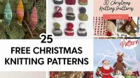 9707+ Free Knitting Xmas Patterns To Download