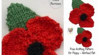 9748+ Free Knitting Pattern For Remembrance Day Poppy