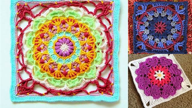 976+ Granny Square Mandala Pattern