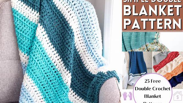 9778+ Double Crochet Blanket Patterns For Beginners