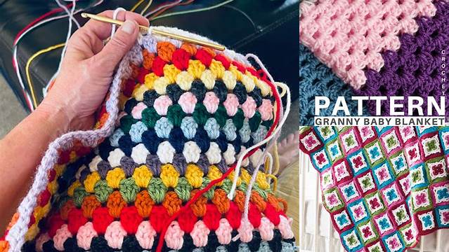 9806+ Granny Stitch Blanket Patterns Free