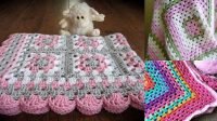 9844+ Crochet Baby Blanket Patterns Granny Squares