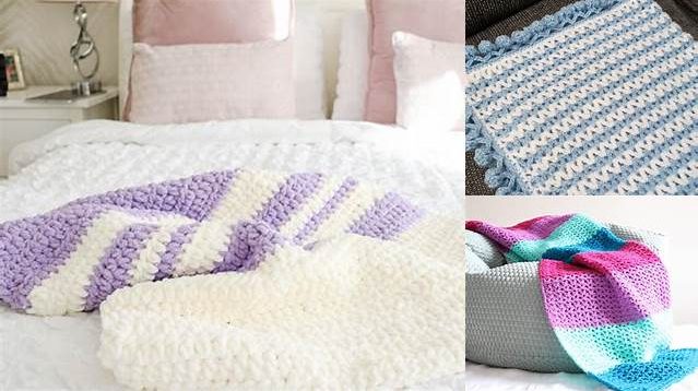 9929+ Easy Crochet Baby Blanket Patterns Bella Coco