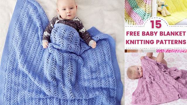 9957+ Free Knitting Pattern For Baby Blanket Beginners For Beginners Straight